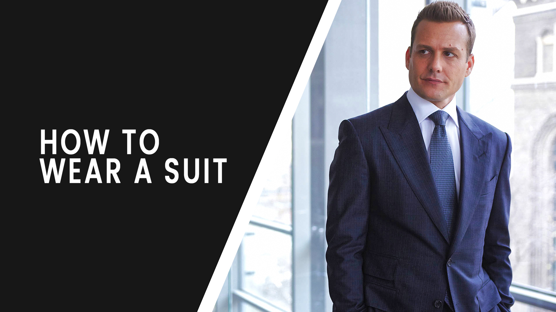how to wear a suit cover