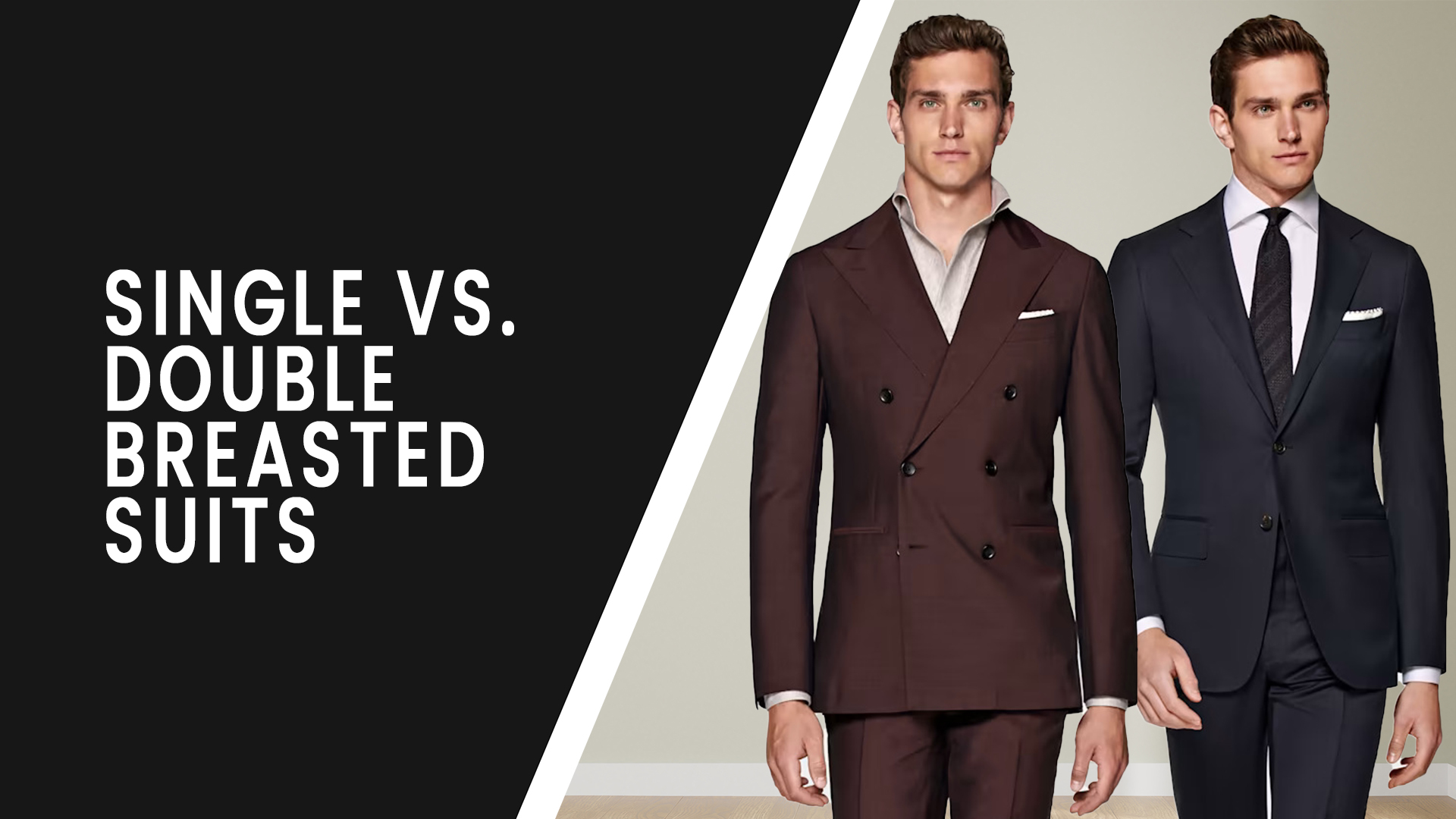 Single-breasted vs. double-breasted suits cover